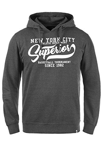 Indicode Galileri Herren Kapuzenpullover Hoodie Pullover mit Kapuze, Größe:S, Farbe:Grey Mix (914) von Indicode