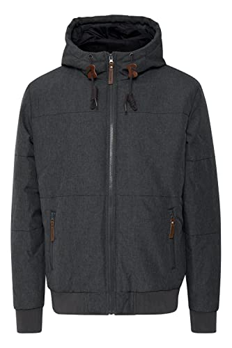 Indicode Hannibal Herren Übergangsjacke Herrenjacke Jacke mit Kapuze, Größe:XXL, Farbe:Charcoal Mix (915) von Indicode