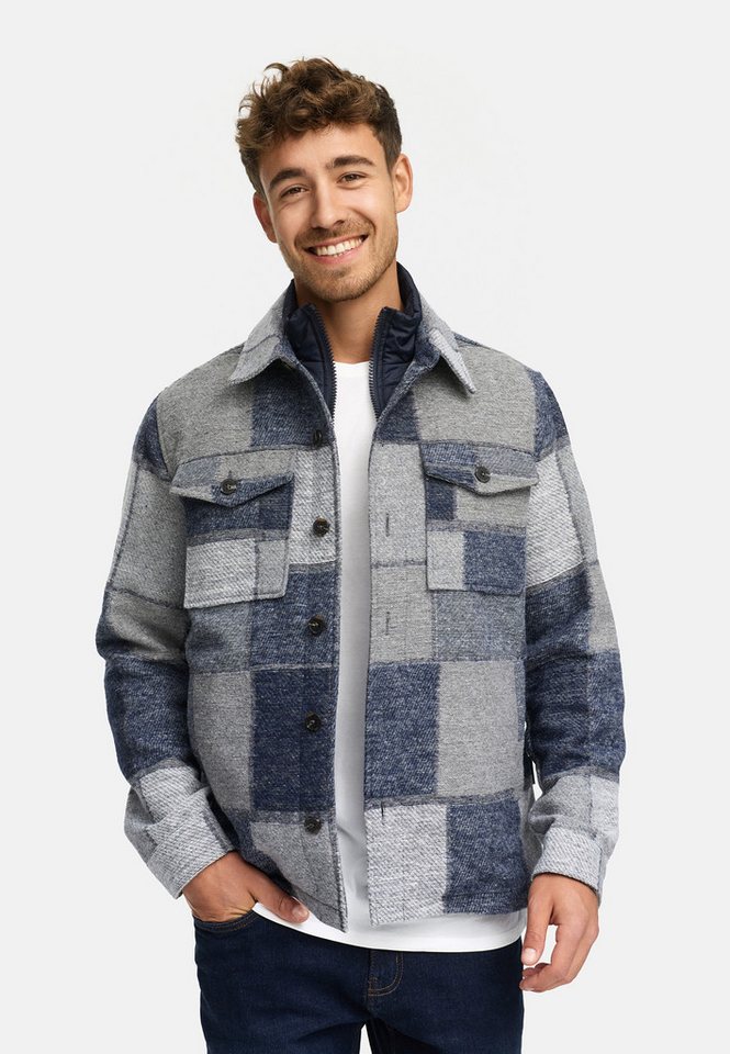 Indicode Hemdjacke Herren INDjango Übergangsjacke Herrenjacke von Indicode