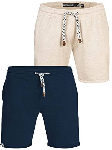 Indicode Herren 2-Pack Eddy 2er-Pack Sweatshorts | Sweat Shorts Sporthose Joggingshorts Sand Mix/Navy L Indicode Herren 2-Pack Eddy 2er-Pack Sweatshorts | Sweat Shorts Sporthose Joggingshorts Sand Mix/Navy L von Indicode