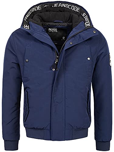 Indicode Herren Albany Jacke mit Kapuze | Herrenjacke Übergangsjacke für Männer Navy XXL Indicode Herren Albany Jacke mit Kapuze | Herrenjacke Übergangsjacke für Männer Navy XXL von Indicode