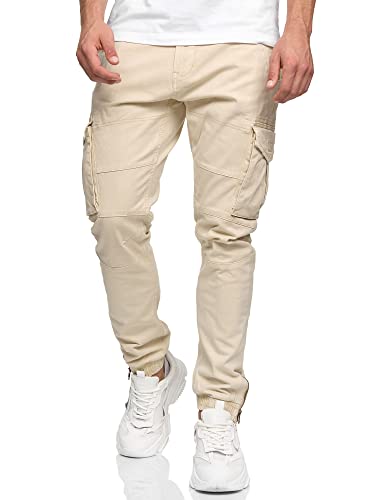Indicode Herren Alex Cargohose aus Baumwolle mit 6 Taschen | Cargo Chino Hose f. Männer Fog XL Indicode Herren Alex Cargohose aus Baumwolle mit 6 Taschen | Cargo Chino Hose f. Männer Fog XL von Indicode