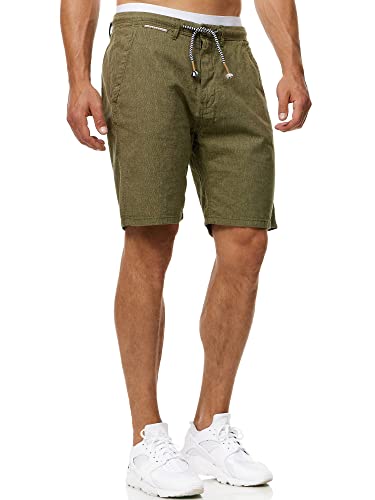 Indicode Herren Alonso Shorts aus Leinen & Baumwolle | Sommershorts Freizeitshorts für Männer Beetle, XXL Indicode Herren Alonso Shorts aus Leinen & Baumwolle | Sommershorts Freizeitshorts für Männer Beetle, XXL von Indicode