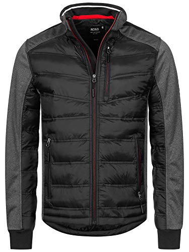 Indicode Herren Alterio Steppjacke mit Softshell-Ärmeln | Übergangsjacke für Männer Black S Indicode Herren Alterio Steppjacke mit Softshell-Ärmeln | Übergangsjacke für Männer Black S von Indicode