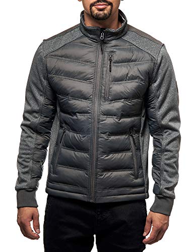 Indicode Herren Alterio Steppjacke mit Softshell-Ärmeln | Übergangsjacke für Männer Pewter XL Indicode Herren Alterio Steppjacke mit Softshell-Ärmeln | Übergangsjacke für Männer Pewter XL von Indicode