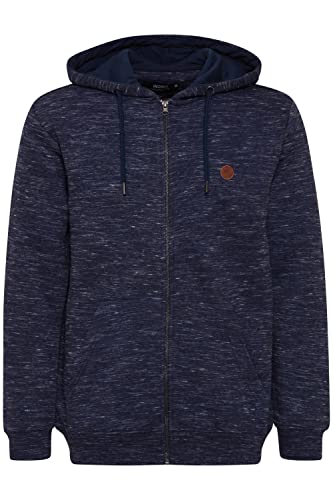 Indicode Herren Arkell Sweatshirt Zip-Hoodie, Größe:M, Farbe:Navy (400) von Indicode