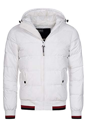 Indicode Herren Bacon Steppjacke in Daunenjacken-Optik | Winterjacke Übergangsjacke Offwhite XL Indicode Herren Bacon Steppjacke in Daunenjacken-Optik | Winterjacke Übergangsjacke Offwhite XL von Indicode
