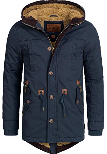 Indicode Herren Barge Winterjacke m. Kapuze & Teddyfutter | Winterparka Herrenjacke Parka Navy XL Indicode Herren Barge Winterjacke m. Kapuze & Teddyfutter | Winterparka Herrenjacke Parka Navy XL von Indicode