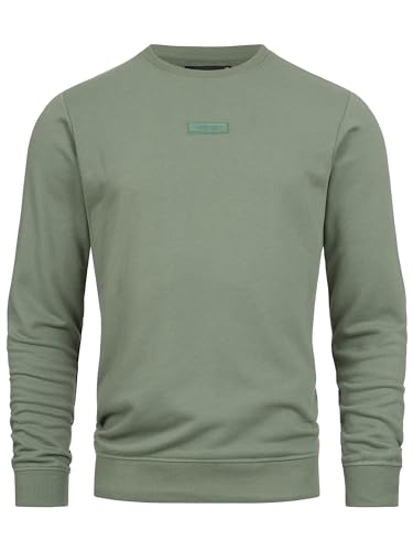 Indicode Herren Baxter Sweatshirt mit RIPP-Bündchen | Herren Sweater Pullover für Männer Laurel Wreath 3XL von Indicode