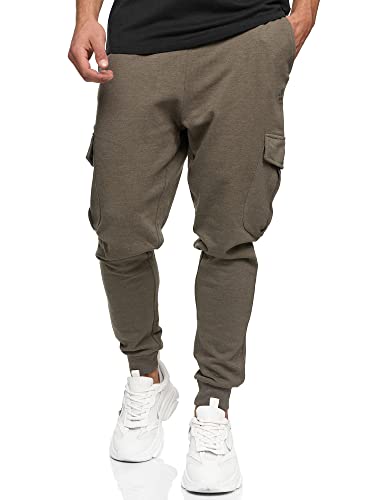 Indicode Herren Bendner Cargo Jogginghose | Trainingshose Jogger Freizeithose für Männer Army Mix M von Indicode