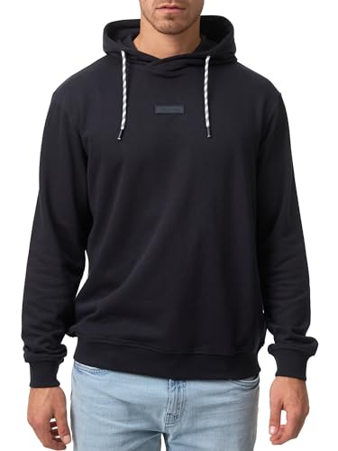 Indicode Herren Bentley Sweatshirt mit Kapuze | Hoodie Kapuzenpullover für Männer Navy L von Indicode