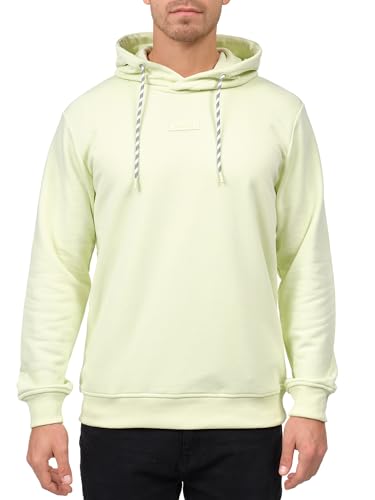 Indicode Herren Bentley Sweatshirt mit Kapuze | Hoodie Kapuzenpullover für Männer Lime Cream XL von Indicode