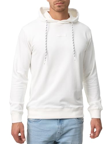 Indicode Herren Bentley Sweatshirt mit Kapuze | Hoodie Kapuzenpullover für Männer Marshmellow, 3XL von Indicode