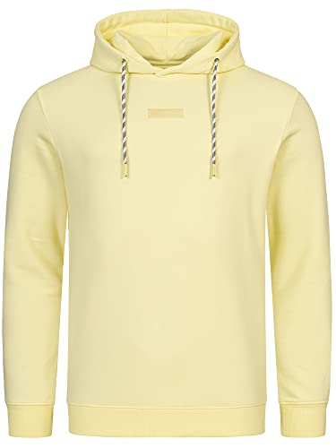 Indicode Herren Bentley Sweatshirt mit Kapuze | Hoodie Kapuzenpullover für Männer Young Wheat L von Indicode