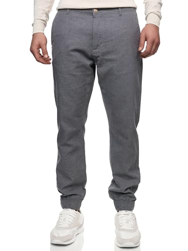 Indicode Herren Blnda Stoffhose aus Leinen & Baumwolle | Herrenhose Freizeithose Männer Iron, 3XL von Indicode