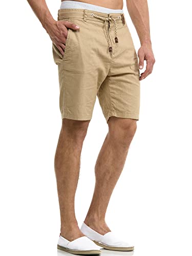 Indicode Herren Bowmanville Shorts aus Leinen & Baumwolle | Herrenshorts Freizeitshorts Cornstalk XXL Indicode Herren Bowmanville Shorts aus Leinen & Baumwolle | Herrenshorts Freizeitshorts Cornstalk XXL von Indicode