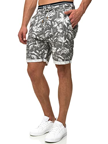 Indicode Herren Brayan Chino Shorts mit 4 Taschen | Chinoshorts Herrenshorts für Männer Pewter, S von Indicode