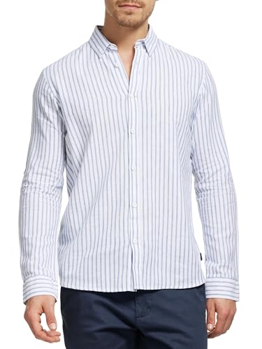 Indicode Herren Brayden Hemd gestreift mit Button-Down-Kragen | Herrenhemd Männerhemd Offwhite - Striped XXL Indicode Herren Brayden Hemd gestreift mit Button-Down-Kragen | Herrenhemd Männerhemd Offwhite - Striped XXL von Indicode
