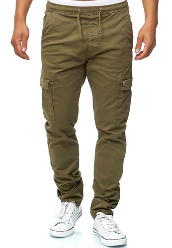 Indicode Herren Broadwick Cargohose aus Baumwolle mit 6 Taschen | Cargo Chino f. Männer Army XXL Indicode Herren Broadwick Cargohose aus Baumwolle mit 6 Taschen | Cargo Chino f. Männer Army XXL von Indicode