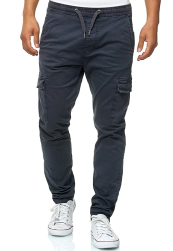 Indicode Herren Broadwick Cargohose aus Baumwolle mit 6 Taschen | Cargo Chino f. Männer Navy L Indicode Herren Broadwick Cargohose aus Baumwolle mit 6 Taschen | Cargo Chino f. Männer Navy L von Indicode