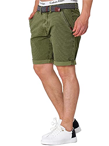 Indicode Herren Caedmon Chino Shorts mit 4 Taschen | Bermuda Herrenshorts Chinoshorts Freizeitshorts Männer Cypress XXL Indicode Herren Caedmon Chino Shorts mit 4 Taschen | Bermuda Herrenshorts Chinoshorts Freizeitshorts Männer Cypress XXL von Indicode