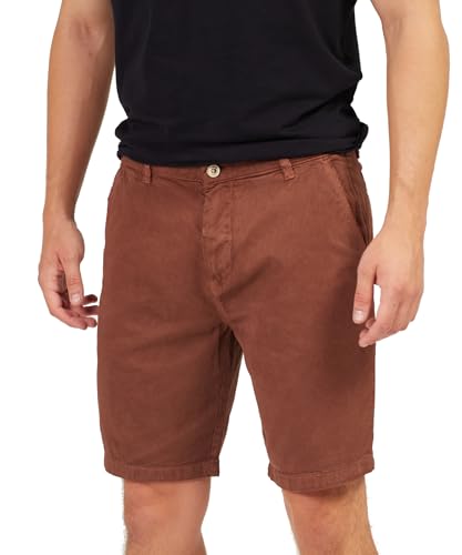 Indicode Herren Chino Shorts Azuro Chinoshorts, Rootbeer, Gr.XXL von Indicode
