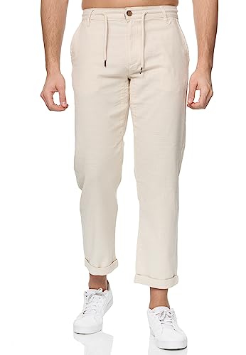 Indicode Herren Clio Stoffhose aus 100% Baumwolle | Freizeithose Männer Offwhite XXL Indicode Herren Clio Stoffhose aus 100% Baumwolle | Freizeithose Männer Offwhite XXL von Indicode