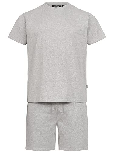 Indicode Herren Comfy Shorts & Shirt Set | Sweatshorts & T-Shirt Bundle aus Baumwollmischung Lt Grey Mix XXL Indicode Herren Comfy Shorts & Shirt Set | Sweatshorts & T-Shirt Bundle aus Baumwollmischung Lt Grey Mix XXL von Indicode