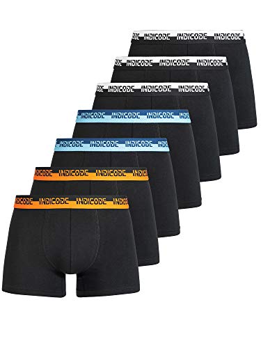 Indicode Herren Copenhagen 7er Pack Boxershorts | Unterwäsche Boxer Shorts Unterhosen Multi L von Indicode