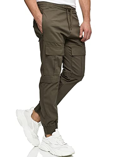 Indicode Herren Dennis Cargohose aus 98% Baumwolle mit 6 Taschen | Cargo Hose für Männer Army XXL Indicode Herren Dennis Cargohose aus 98% Baumwolle mit 6 Taschen | Cargo Hose für Männer Army XXL von Indicode