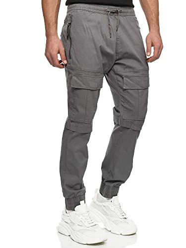 Indicode Herren Dennis Cargohose aus 98% Baumwolle mit 6 Taschen | Cargo Hose für Männer Pewter XL Indicode Herren Dennis Cargohose aus 98% Baumwolle mit 6 Taschen | Cargo Hose für Männer Pewter XL von Indicode