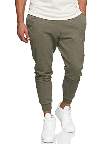 Indicode Herren Eberline Jogginghose aus 60% Baumwolle | Trainingshose Jogger für Männer Army Mix L von Indicode