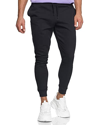 Indicode Herren Eberline Jogginghose aus 60% Baumwolle | Trainingshose Jogger für Männer Black XL von Indicode