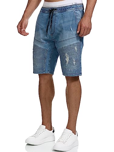 Indicode Herren Ernest Jeans Shorts mit Taschen | Herrenshorts Used Look für Männer Blue Wash XXL Indicode Herren Ernest Jeans Shorts mit Taschen | Herrenshorts Used Look für Männer Blue Wash XXL von Indicode
