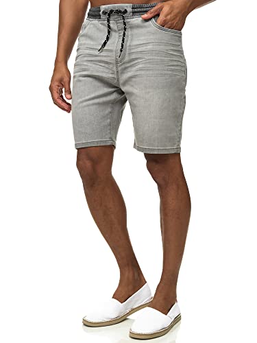 Indicode Herren Ettore Shorts aus 84% Baumwolle | Chinoshorts Herrenshorts für Männer Lt Grey XL von Indicode