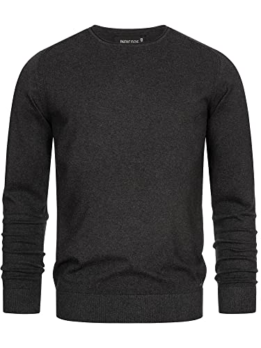 Indicode Herren Gamal Strickpullover aus 80% Baumwolle | Pullover O-Neck Pulli Männer Charcoal Mix XXL Indicode Herren Gamal Strickpullover aus 80% Baumwolle | Pullover O-Neck Pulli Männer Charcoal Mix XXL von Indicode