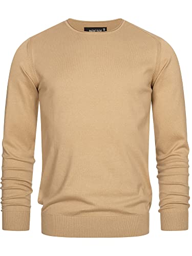 Indicode Herren Gamal Strickpullover aus 80% Baumwolle | Pullover O-Neck Pulli Männer Cornstalk M Indicode Herren Gamal Strickpullover aus 80% Baumwolle | Pullover O-Neck Pulli Männer Cornstalk M von Indicode