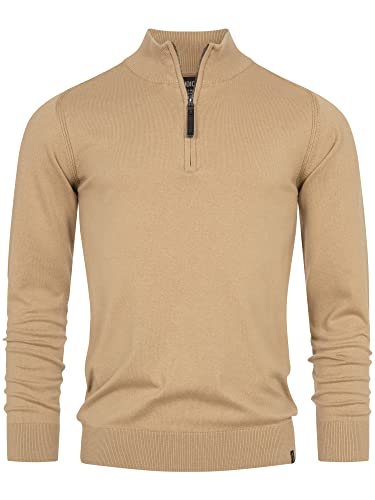 Indicode Herren Gore Pullover aus 80% Baumwolle mit Stehkragen | Strickpullover für Männer Cornstalk XXL Indicode Herren Gore Pullover aus 80% Baumwolle mit Stehkragen | Strickpullover für Männer Cornstalk XXL von Indicode