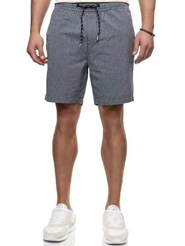 Indicode Herren INAlizzo Shorts aus Seersucker | Herrenshorts Freizeitshorts gestreift Dark Navy XXL Indicode Herren INAlizzo Shorts aus Seersucker | Herrenshorts Freizeitshorts gestreift Dark Navy XXL von Indicode