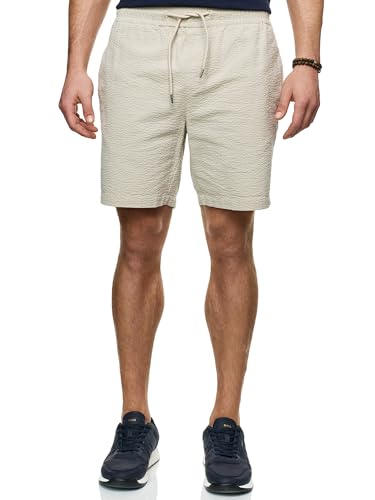 Indicode Herren INAlizzo Shorts aus Seersucker | Herrenshorts Freizeitshorts gestreift Kit, M Indicode Herren INAlizzo Shorts aus Seersucker | Herrenshorts Freizeitshorts gestreift Kit, M von Indicode
