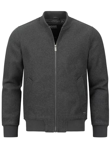 Indicode Herren INAltonius Übergangsjacke mit Reißverschluss | Herrenjacke Jacke für Männer Grey Mix, L von Indicode