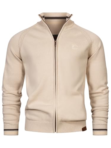 Indicode Herren INArutemia Strickjacke aus Baumwolle | Fein-Strick Cardigan mit Stehkragen und Reißverschluss Kit XXL Indicode Herren INArutemia Strickjacke aus Baumwolle | Fein-Strick Cardigan mit Stehkragen und Reißverschluss Kit XXL von Indicode