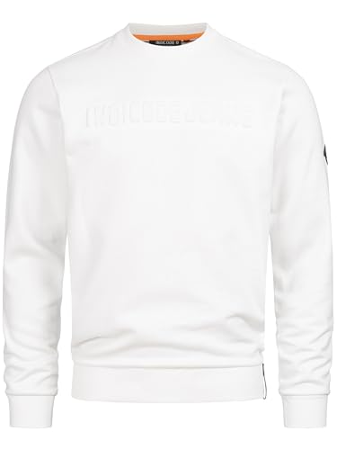 Indicode Herren INAvant Sweatshirt mit Rundhalsausschnitt | Herrenpulli Sweater Pullover Männer Offwhite XXL Indicode Herren INAvant Sweatshirt mit Rundhalsausschnitt | Herrenpulli Sweater Pullover Männer Offwhite XXL von Indicode