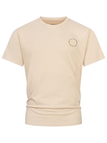 Indicode Herren INBlank T-Shirt aus 100% Baumwolle | Herrenshirt Sommershirt Kit, L von Indicode
