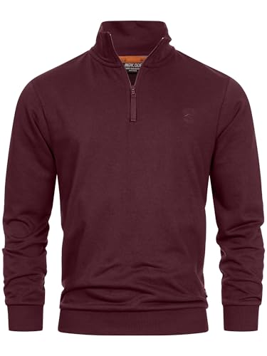 Indicode Herren INBrandt Sweatshirt mit Stehkragen | Herrenpullover Pulli Sweater Pullover Männer Fudge L Indicode Herren INBrandt Sweatshirt mit Stehkragen | Herrenpullover Pulli Sweater Pullover Männer Fudge L von Indicode