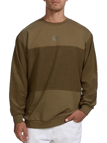 Indicode Herren INBridge Sweatshirt mit RIPP-Bündchen aus Baumwoll-Mix | Sweater Pullover für Männer Capers XXL von Indicode