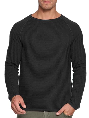 Indicode Herren INCamilo Pullover mit Rundhals-Ausschnitt | Herrenpullover Pulli Strickpullover Männer Black M Indicode Herren INCamilo Pullover mit Rundhals-Ausschnitt | Herrenpullover Pulli Strickpullover Männer Black M von Indicode