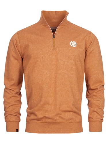 Indicode Herren INCaspar Sweatshirt mit Stehkragen | Herrenpullover Pulli Sweater Pullover Männer Toffee L Indicode Herren INCaspar Sweatshirt mit Stehkragen | Herrenpullover Pulli Sweater Pullover Männer Toffee L von Indicode