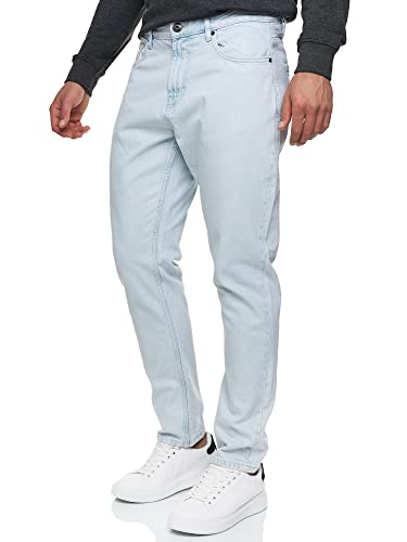 Indicode Herren INCobra Jeanshose aus Baumwolle mit 4 Taschen | Denim Herrenjeans Stone Blue Denim, 33/32 von Indicode