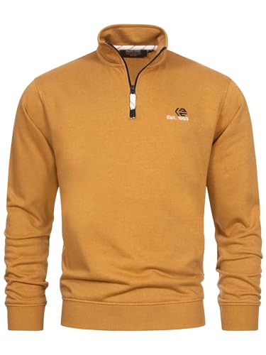 Indicode Herren INCorey Sweatshirt mit Stehkragen | Herrenpullover Pulli Sweater Pullover Männer Bistre S Indicode Herren INCorey Sweatshirt mit Stehkragen | Herrenpullover Pulli Sweater Pullover Männer Bistre S von Indicode